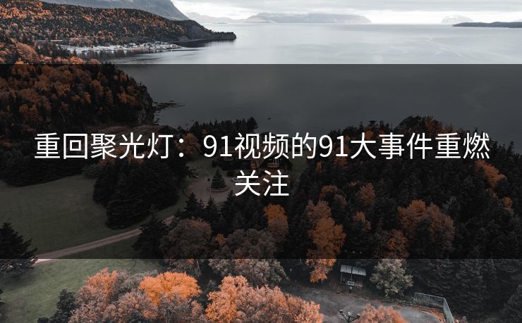 重回聚光灯：91视频的91大事件重燃关注